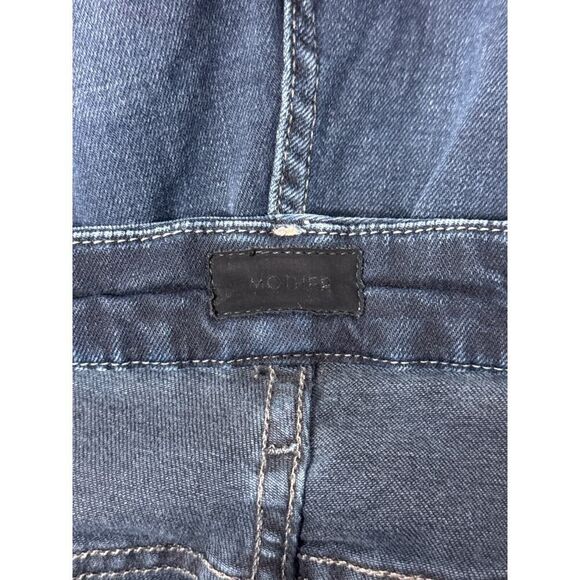 Mother High Waisted Ankle Fray Last Call Women's Black Denim Jeans - Picture 6 of 7